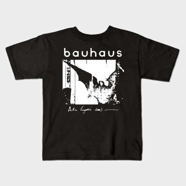 bauhaus bela lugosi Kids T-Shirt by Sandieteecash